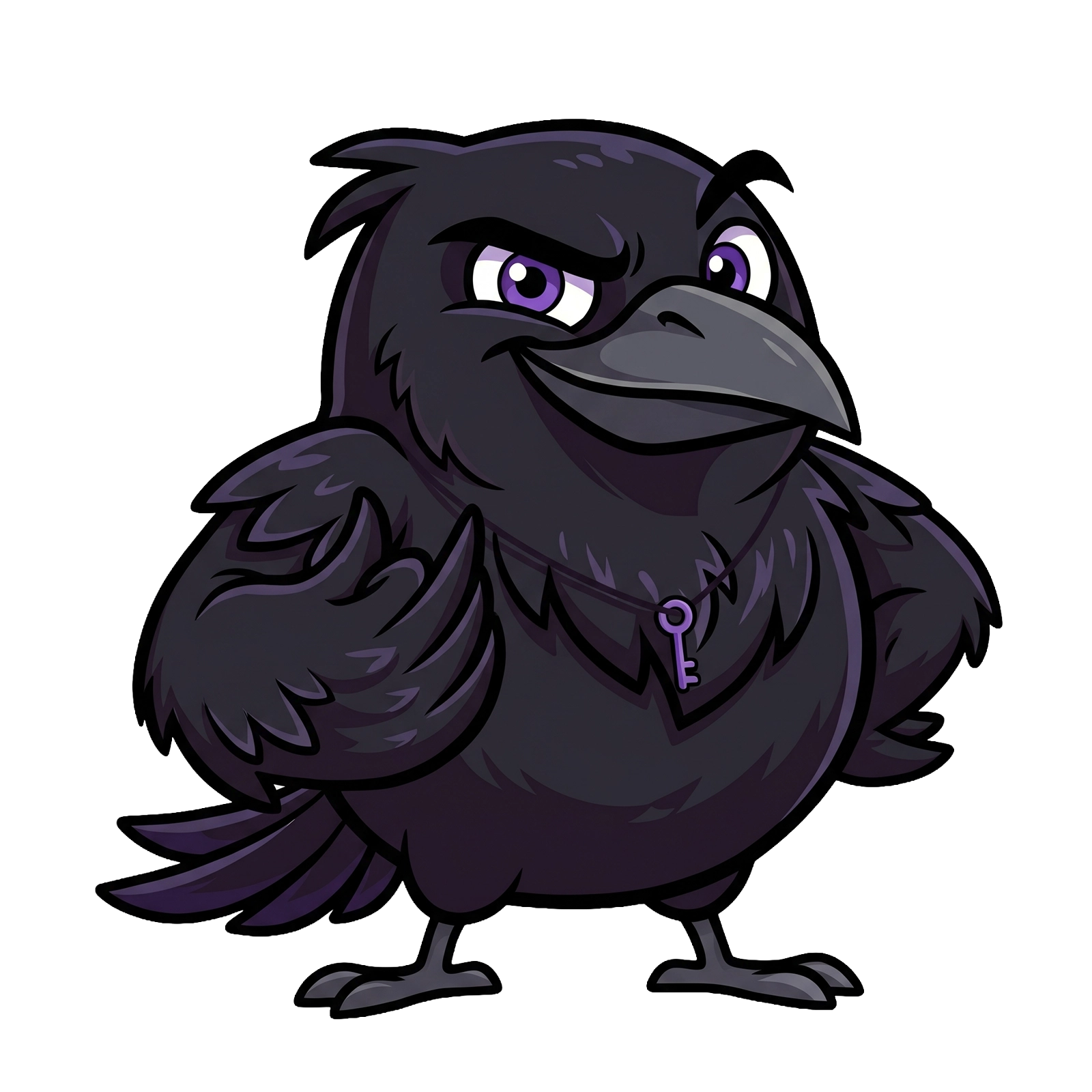 Маскот Raven VPN приглашает попробовать сервис